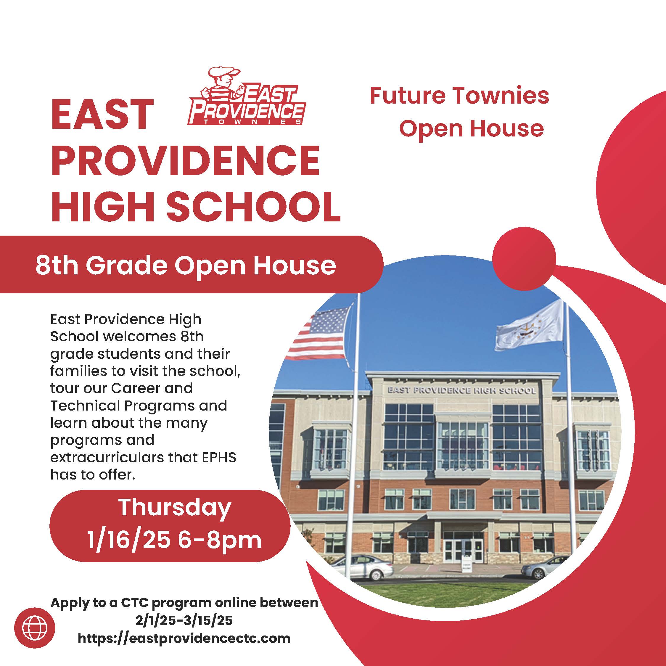 East Providence High School Career and Technical Center Ready